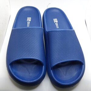 32 Degrees W/M Waterproof Cloud Slide Slip -On Sandals Navy Men- 5.5 W-7.5
